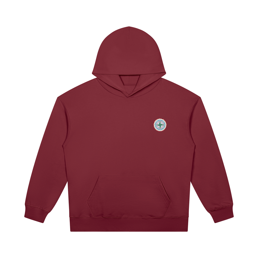 Cosmic Compass Heavyweight Pullover Hoodie