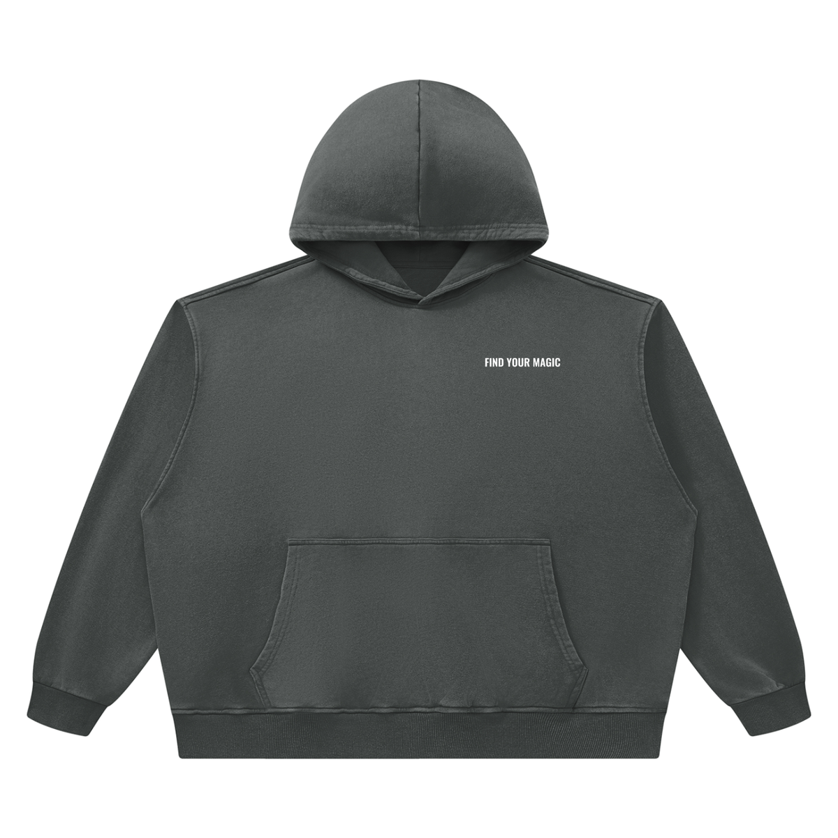 GREY vintage wash, wide boxy shape and drop shoulders give the Cosmic Compass boxy hoodie real character. Wear it big with jeans for a day off, over a skirt, or with something unexpected after dark.
 GIVE YOU CONFIDENCE IN YOUR RECOVERY JOURNEY  GREY FRONT
