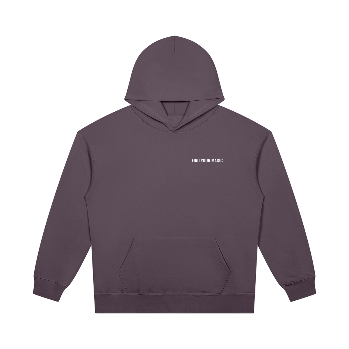 The Cosmic Compass heavyweight pullover hoodie is the one you reach for first: on the school run with your coffee, over a slip skirt and boots on a night out, or with leather trousers for date night. The weight holds its shape and makes everything you pair it with look deliberate. COMfoRTABLE AND STYLISH IN YOUR RECOVERY  charcoal front view