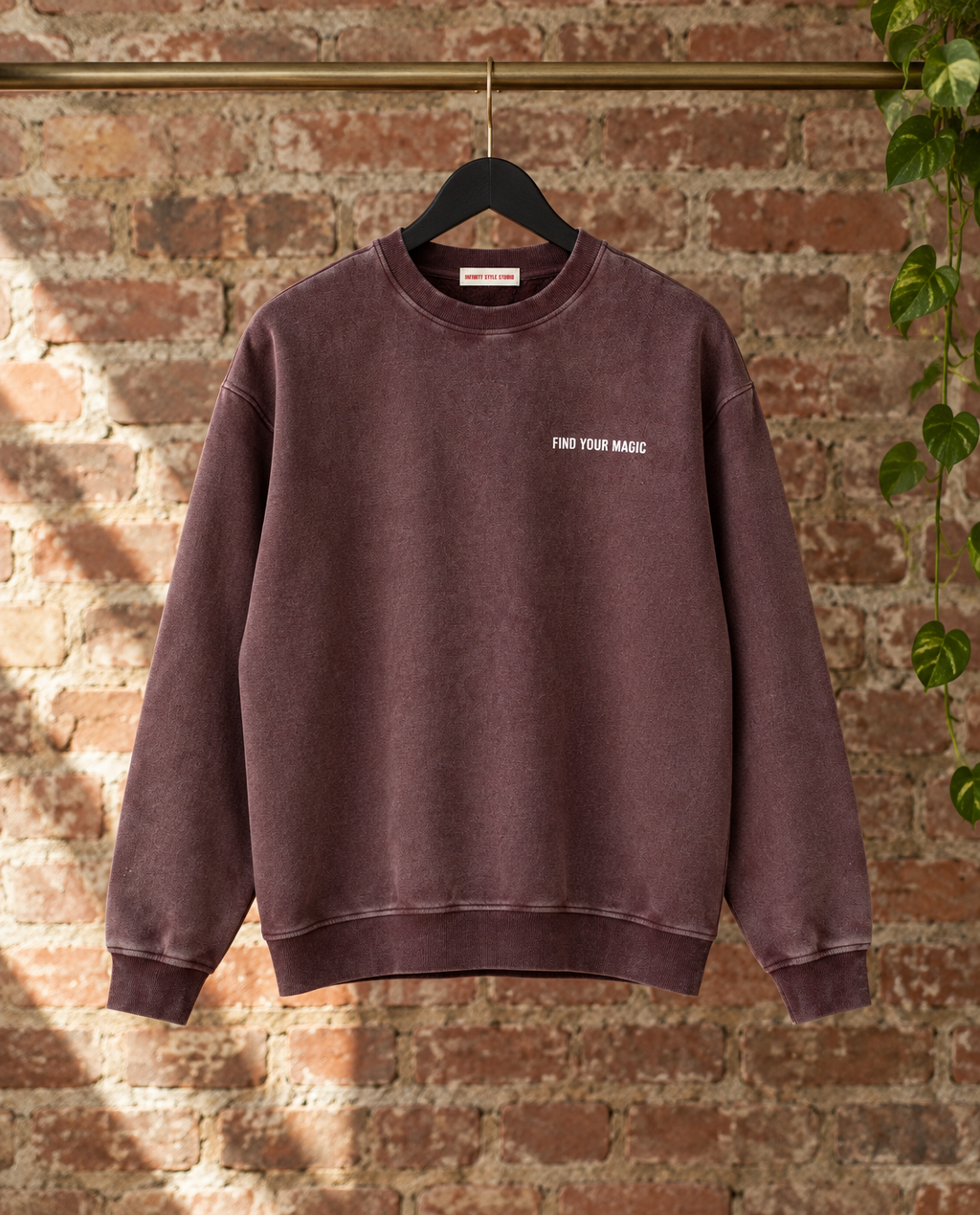 Find Your Magic Vintage Wash Fleece Lined Sweatshirt