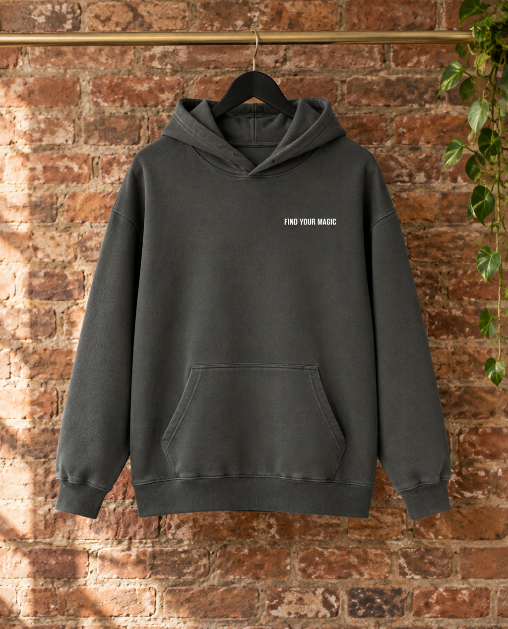 Find Your Magic Vintage Wash Boxy Hoodie