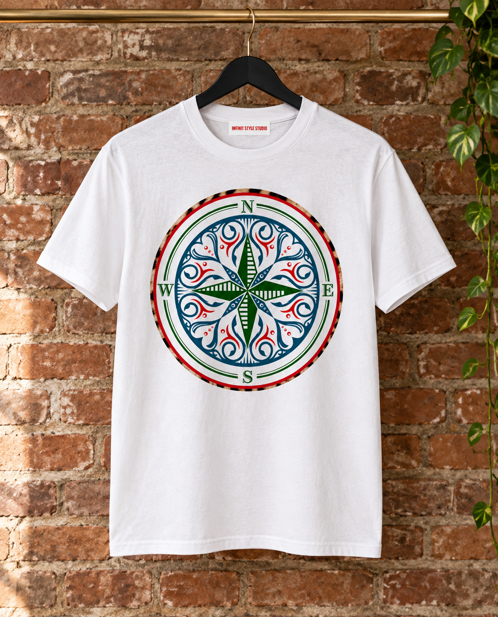 Cosmic Compass Regular Fit Tee