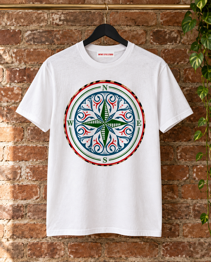 Cosmic Compass Regular Fit Tee