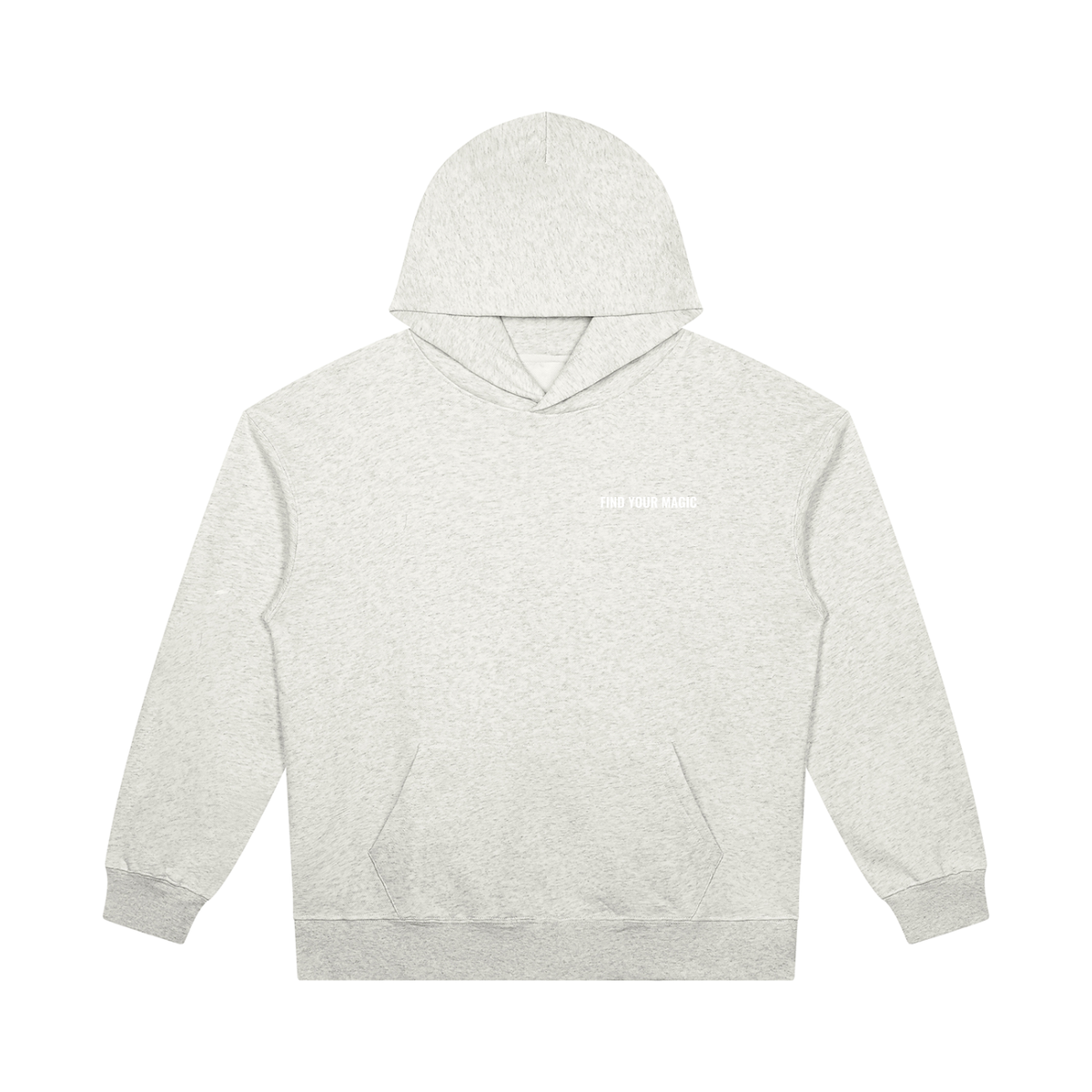 The Cosmic Compass heavyweight pullover hoodie is the one you reach for first: on the school run with your coffee, over a slip skirt and boots on a night out, or with leather trousers for date night. The weight holds its shape and makes everything you pair it with look deliberate. COMfoRTABLE AND STYLISH IN YOUR RECOVERY flower grey front VIEW