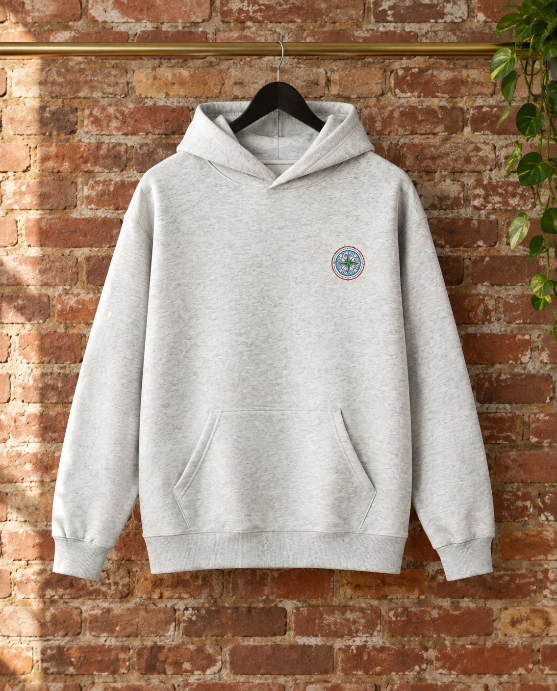 Cosmic Compass Heavyweight Pullover Hoodie