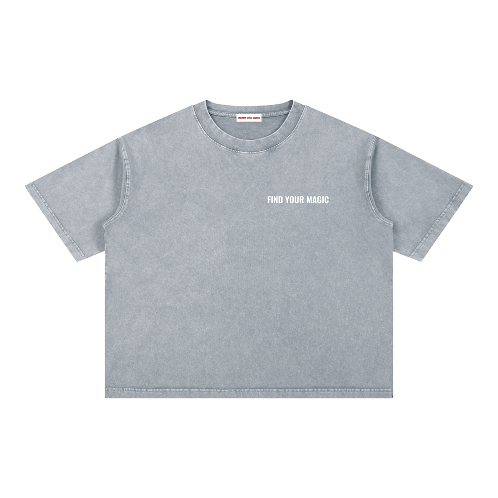 The Cosmic Compass boxy tee: an oversized vintage wash t-shirt with a drop shoulder shape that gives that extra edge. Throw it on with wide leg jeans, denim shorts and a leather jacket, or dress it up with a satin skirt and boots when the night gets interesting. oversize vintage wash grey boxy t shirt tee shirt find your style and confidence in your recovery.