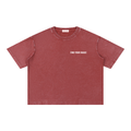 The Cosmic Compass boxy tee: an oversized vintage wash t-shirt with a drop shoulder shape that gives that extra edge. Throw it on with wide leg jeans, denim shorts and a leather jacket, or dress it up with a satin skirt and boots when the night gets interesting. oversize vintage wash red boxy t shirt tee shirt find your style and confidence in your recovery.