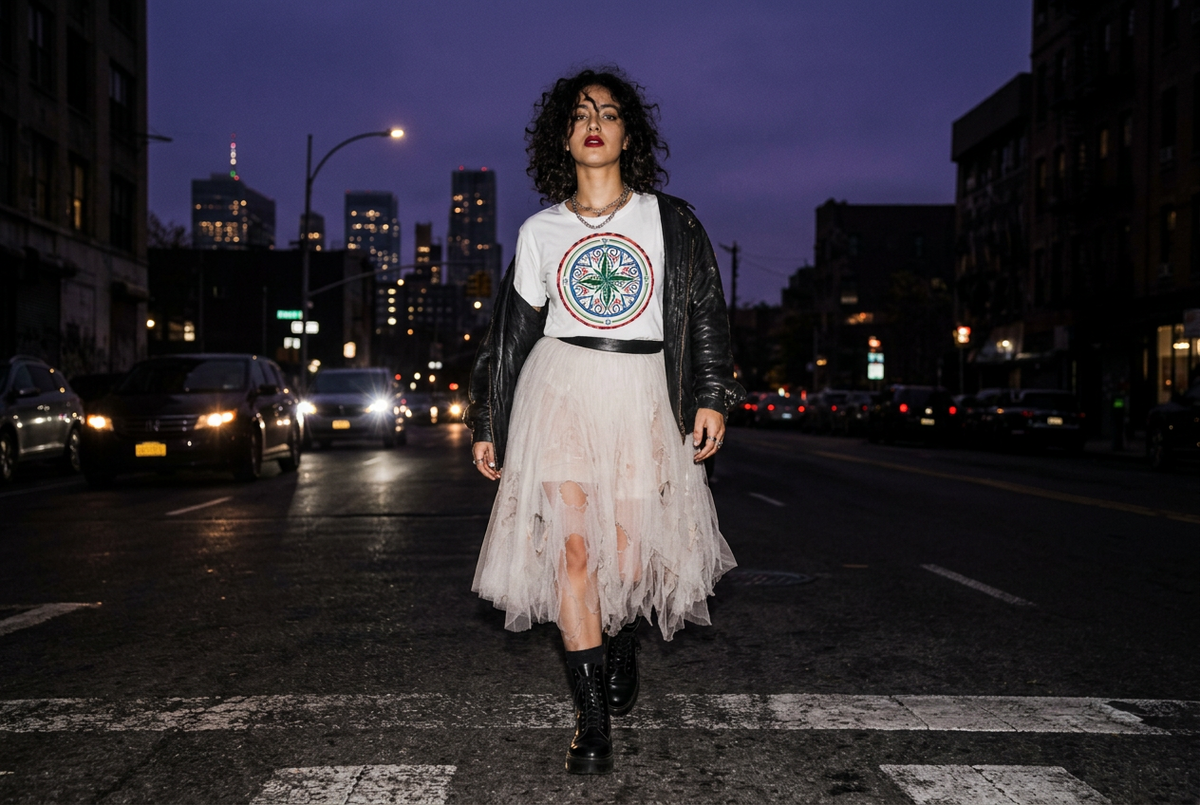 The unisex Cosmic Compass tee with a statement that makes every outfit make sense. Effortlessly cool, it works under a sharp blazer for a work day, with a leather jacket for the school run, on a night out, or whenever you need a reminder to own that magic. find your style and confidence in your recovery. white t shirt tee shirt model
